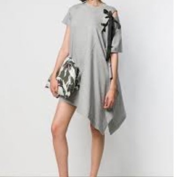 asymmetrical t shirt dress